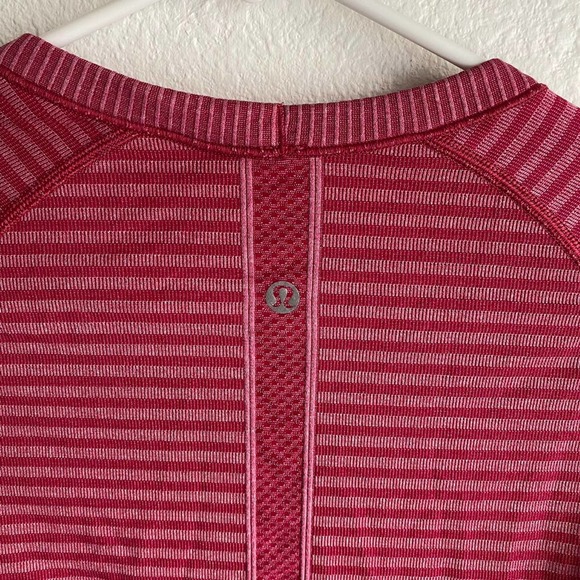 NWOT Lululemon Swiftly Tech Long Sleeve Rare Pink stripes size 4 - Picture 4 of 8